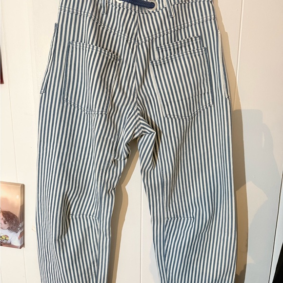 We The Free Blue and White Striped Pants moxie - Picture 2 of 4